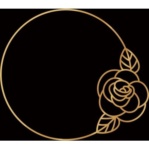 New Metal Cutting Dies Scrapbooking Flower Cricle DIY Album Paper Craft Embossing Stencil Decoration 80*90mm