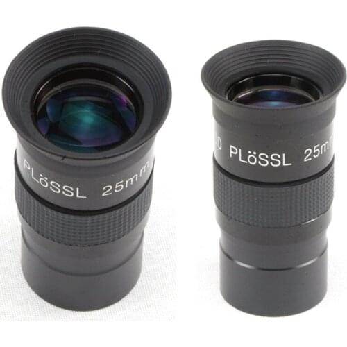 Manufacturer Astronomical telescope accessories PL25 green film eyepiece for sale