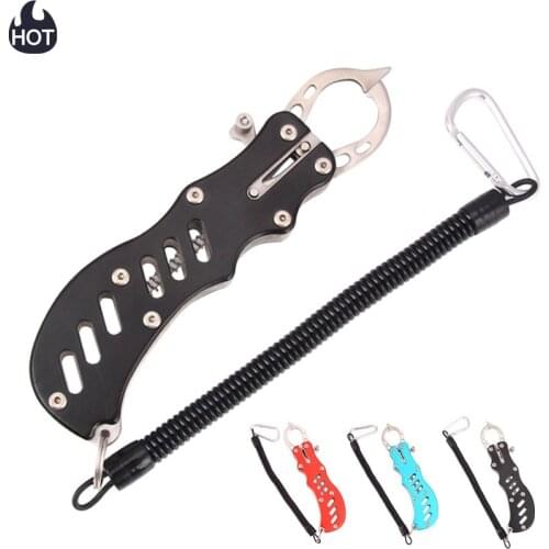 Fishing Gripper Portable aluminium alloy Fish Grip Lip Clamp Grabber Tool Fish Control with Multifunction Pliers Equipment