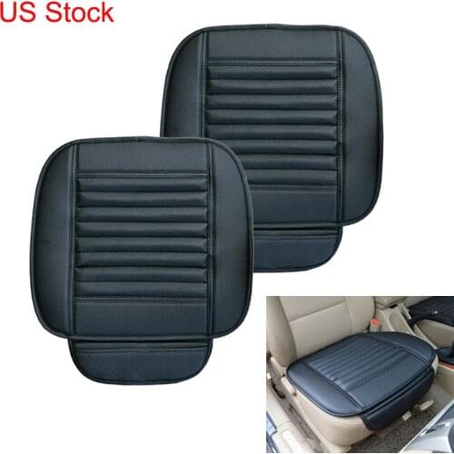 US Stock 2PCS/Lot Car Front Seat Cover Cushion Breathable Auto Office Seat Cover Universal Seat Mat Car Pad Interior Accessories