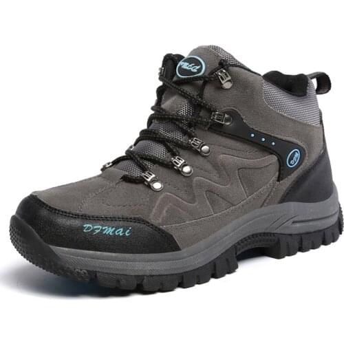 Large Size Outdoor High-top Hiking Fishing Men Shoes Mans Footwear Sneakers For Men Boots Zapatillas Hombre Tenis Masculino