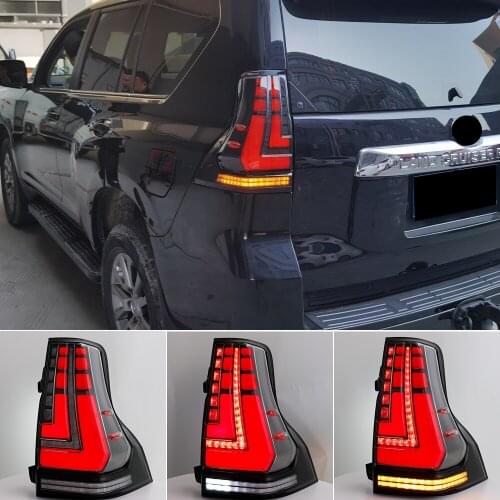 1 Set Car Light Assembly For Toyota Land Cruiser Prado 150 LC150 FJ150 GRJ150 2011 - 2020 Rear Bumper LED Tail Light Brake Light