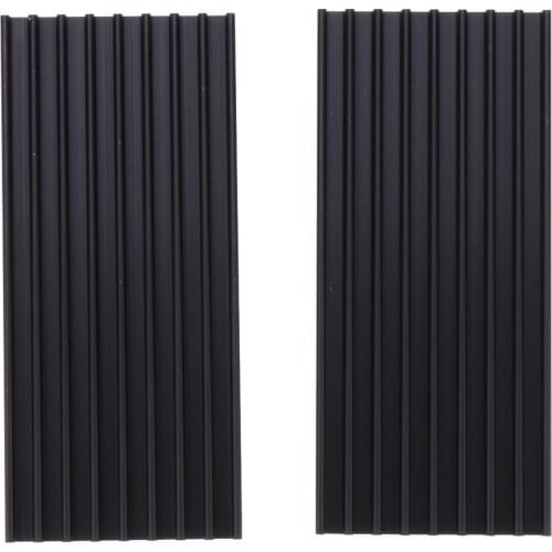 2 Pieces Aluminum Heatsink Cooling Fin Heatsink Cooler Sink For Laptops Desktop Computers Most Computer Brands Model Cooler Sink