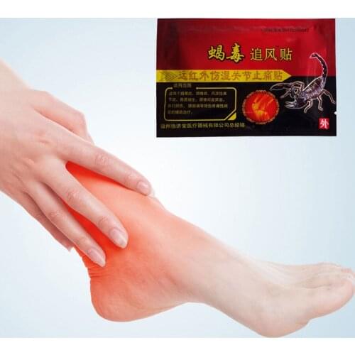 24pcs Far infrared Analgesic Plaster Body Neck Back Ache Massage Care Scorpion Venom Joint Muscle Pain Relief Patch Medical Fast