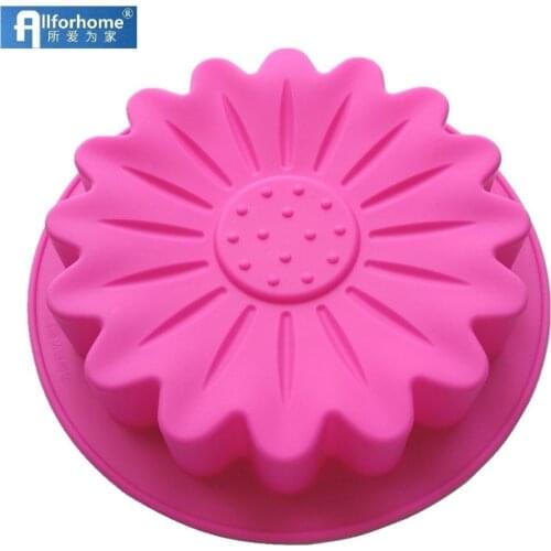3D Sunflower Windmill Cake Baking Tray Silicone Cake Pan Dessert Making Mould Bread Loaf Toast Mold Pizza Birthday Cake diy Mold