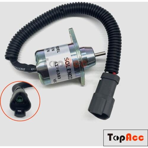 41-6383 12V Stop Solenoid 129486-77954 41-4306 41-3291 41-9100 SA-4817 For Yanmar Engine Thermo King 1503ES-12S5SUC11S