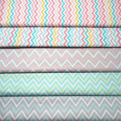 5Pieces/Lot Twill Floral cotton doll cloth tissue DIY twill fabric patchwork quilting fabric for baby craft sewing tecidos