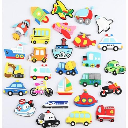 Home decoration accessories, vehicles, airplanes, soft glue, fridge, magnetic stickers, whiteboard stickers