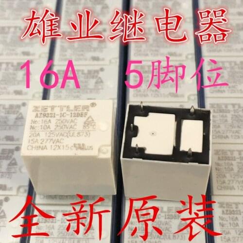 AZ9321-1C-12DEF 16A 5PIN Can be replaced HF152F-012-1ZST