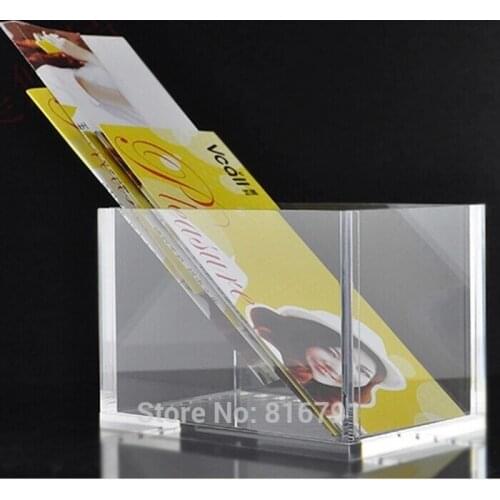 Free Shipping Acrylic Advert Paper Holders Catalogue Holders for exhibition or store display
