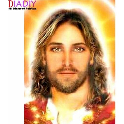 Religious Jesus Diy 5d diy Diamond Painting cross-stitch 5D diy Diamond Embroidery Full Square&round Drill Rhinestones