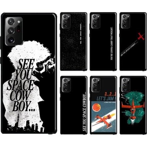 See You Space Cowboy Bebop Case For Samsung Galaxy S10 Plus S8 S9 S20 FE Note10 Plus Note9 Note20 S21 Ultra Cover Bag