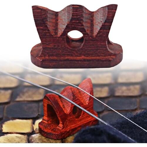 Lotus Hollow Chinese Erhu Strings Wooden Bridge Musical Instrument Accessories