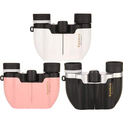 Women Man 10x22 Mini Binocular Professional Telescope Opera Glasses for Travel Concert Outdoor Sports Hunting 3 Colors for Girl