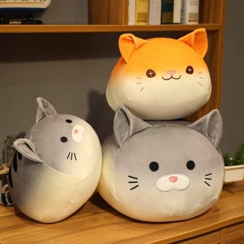 30cm 40cm soft animal bread cat cartoon corner bio pillow cushion cute kitten plush toy stuffed cute kid birthday gift