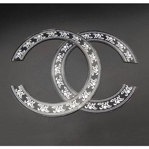 39/41 Inch Guitar Sound Hole Rose Inlay Sticker Decal for Acoustic Classical Guitar Rosette Musical Instrument Parts Accessories