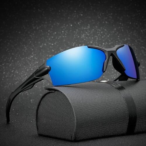 NOMANOV 2018 New Sports Outdoor Driving Polarized Sunglasses Colorful Mirror Lens Anti-UV Anti-wind Goggles