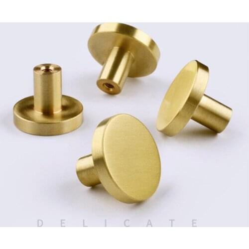 2 in 1 Brass Furniture Handles Wall Hooks Nordic Fresh American Gold Cabinet Door Drawer Knob Wardrobe Dresser Pulls Knobs