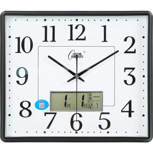 Modern Large Digital Wall Clock Living Room Silent Kitchen Clocks Wall Watch Home Creative Calendar Electronic Clock Saat FZ236
