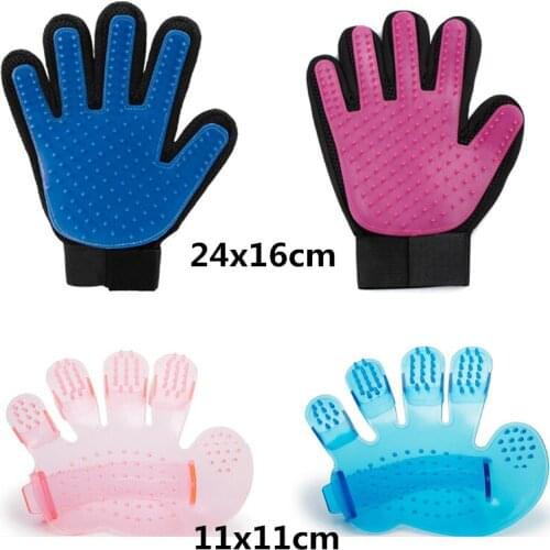 Pet Dog Cat Grooming Brush Glove Pet Hair Deshedding Comb Brush Kitten Puppy Massage Washing Brush Glove for Animal Cat Dog