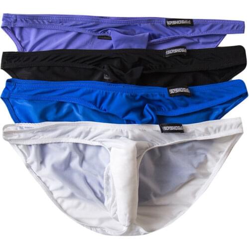 4PCS/Lots Men Briefs Elephant Penis Pouch Slip Underwear Jock Strap Lingerie Erotic Sexy Tanga Homme Ropa Interior Gay Panties