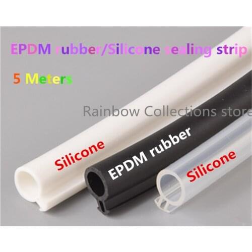 O-type Silicone/EPDM rubber sealing strip, cold, anti-freeze, anti-shrinkage, anti-aging, hardening, pure silicone strip
