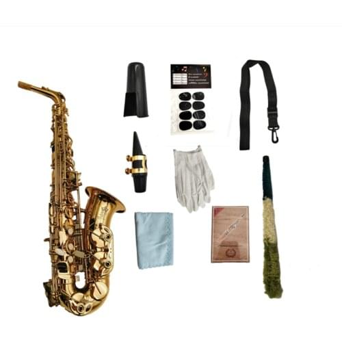 High Quality JK Keilwerth ST110 Alto Saxophone Eb Flat Brass Gold Lacquer Plated Woodwind Instrument With Case Accessories