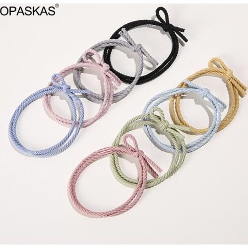 10pcs Double Layer Hair Ties High Elasticity Korean Style Won't Tangles Hair and Pull Out Ponytail Holder for Women Girl VL VL