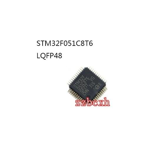 2PCS/LOT New original STM32F051C8T6 32F051C8T6 LQFP48