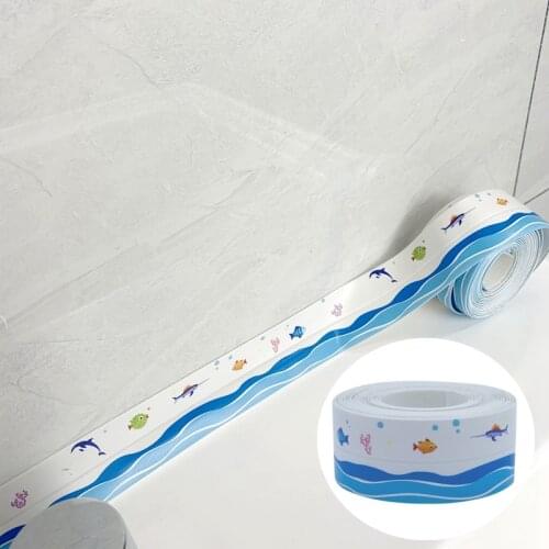 Acrylic Kitchen Shower Waterproof Mold-proof Tape Sink Bath Sealing Tape Window Door Gap Tape PVC Self Adhesive Tape For Kitchen