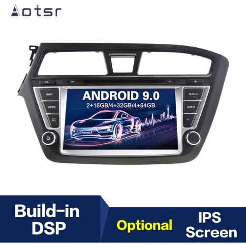 Android 9.0 Car DVD Stereo Multimedia Headunit For HYUNDAI I20 2014-2017 Auto Radio GPS Navigation Video Audio 4G RAM recorder