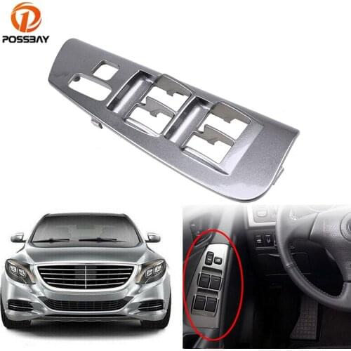POSSBAY Car Master Window Switch Control Panel Gray Auto Door Control Panel 74232-01030 for Toyota Matrix/Pontiac Vibe 2003-2008
