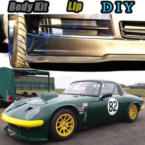 Car Bumper Lip Front Spoiler Skirt Deflector For Lotus Elan 2013~2020 Tune Car Modified Body Kit VIP Hella Flush Lips