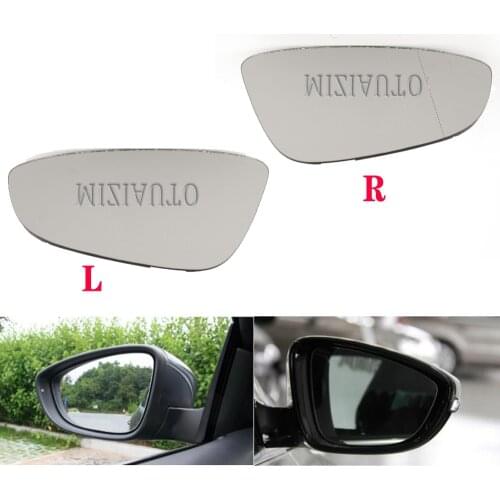 1PCS For VW For Jetta 6 MK6 2011-2017 side mirror glass heated wing mirror glass rearview mirror Door Side Mirror Glass Heating