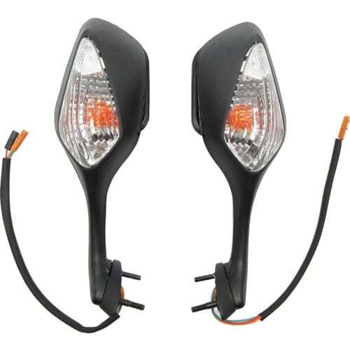 Rearview Side Mirrors LED Signals for Honda CBR1000RR 08-16 2008 2009 2010 2011 2012 2013 2014 2015 2016 VFR120 10-12
