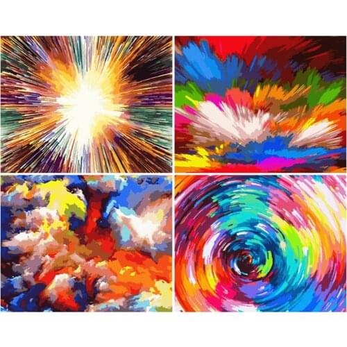 CraftArtGo Painting By Numbers Creative painting On Canvas HandPainted Gift Picture By Number Waterfall Kits Home Decoration