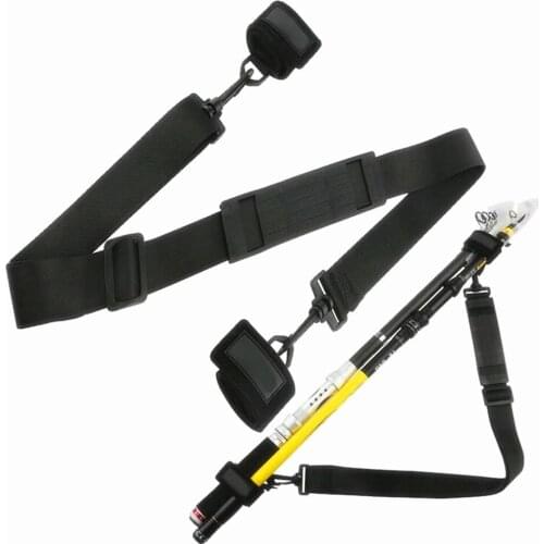 FIRECLUB 2pcs Adjustable Fishing Rod Shoulder Straps MultiFunctional Waist Rod Holder Belt Back Harness