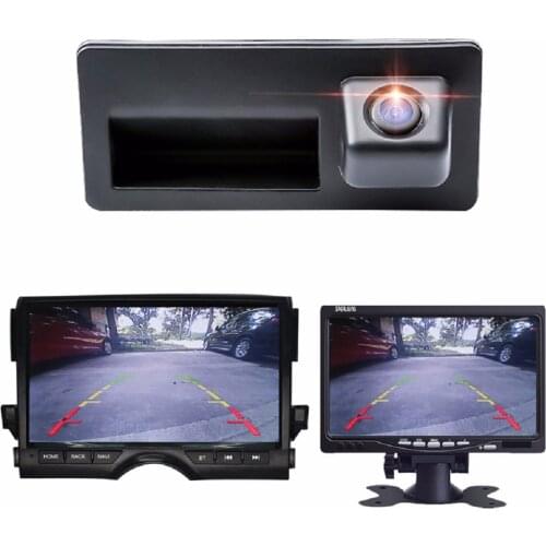 Misayaee Car Trunk Handle Camera Rear View HD Camera for VW Tiguan Touareg Golf VI Variant Passat B6 B8 Audi A4 A6L A8 Cayenne