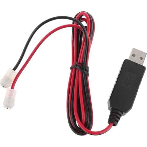 Magnetic USB to 1.5V 3V 4.5V 6V Power Cable Can Replace 1-4pcs AA D AAA Battery For Radio Camera Walkman Electronic Toy