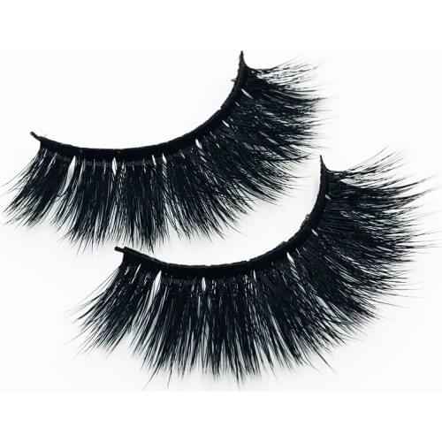 Flash girl FG 016 3D mink natural and long strip false Eyelashes