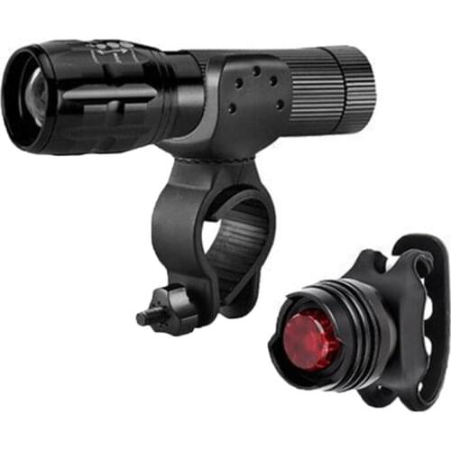 MTB Road Bike Front Lamp Taillight Set LED Headlight Rear Light Bicycle Cycling Flashlight