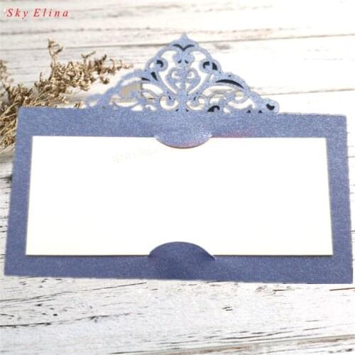 New 50pcs Party Table Name Wine Guest Place Cards Table Place Cards Favor Decoration Wedding Supplies Seating Decoration 8ZSH873