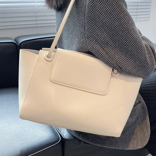 Solid Color Simple Womens Bag Fashion Retro Shoulder Bags Luxury Elegant Crossbody Bags Casual Travel Shopping Female Tote Bags