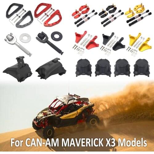 Door Opener Roll Cage Handle Sets Belt Changing Tool Wheel Rim Hub Center Caps Navigation Bracket For Can-Am Maverick X3 Models