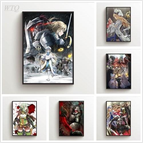 Anime Posters Goblin Slayer Priestess High Elf Archer Canvas Painting Posters and Prints Wall Decor Wall Art Picture Home Decor