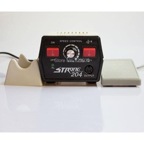 Dental Laboratory & Clinic, Jewellery, Hobby, Nail File & Podoloby Hand Grinder Power Engine STRONG 204 Micro Motor No handpiece