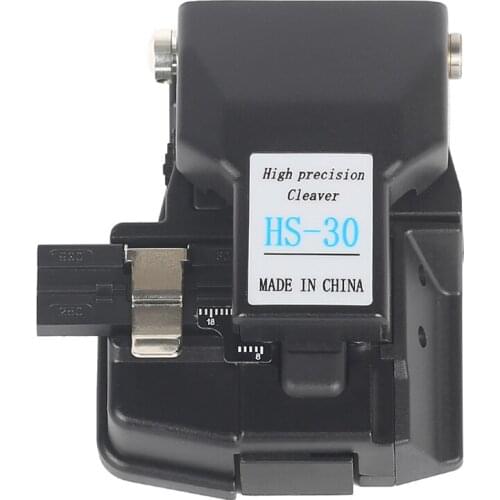 Fiber Optic Cutter Tool Cutting Tools Knife High Precision Optical Fiber Cleaver for Single Mode Fiber.HS-30 used with splicer