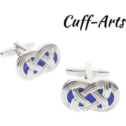 Cufflinks for Men Blue Design Cufflinks Gifts for Men Gemelos Les Boutons De Manchette by Cuffarts C10399