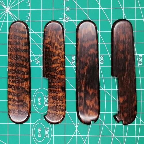 1 Pair Snakewood Scales for 91mm Victorinox Swiss Army Knife