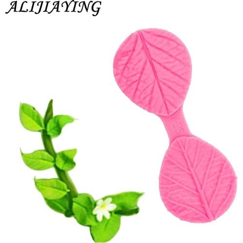 1Pcs Sugarcraft Leaf Silicone mold Fondant Mold Cake Decorating Tools Chocolate Mold Baking Mold D0586